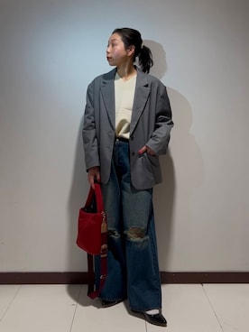 AKIRAさん（レディース・162cm）の冬コーディネート