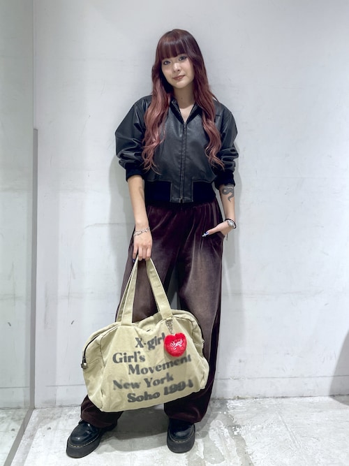 HAZY LOGO 2WAY BIG TOTE BAG（トートバッグ）｜X-girl（エックス