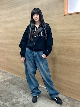 パーカー 「8」「it」MAYHEM/graphic hoodie レディース メンズ FADED ZIP UP HOODIE（パーカー）｜X-girl（エックスガール）の