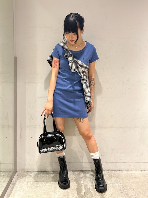 セール】FADED I LOVE XG LOGO ONE POINT DRESS（ワンピース