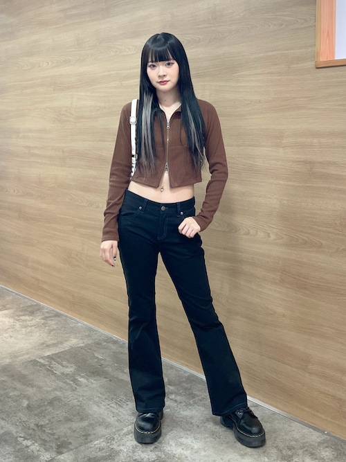 X-girl（エックスガール） tシャツ DOUBLE ZIP UP COMPACT CARDIGAN