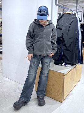 みおさん（レディース・159cm）の冬コーディネート