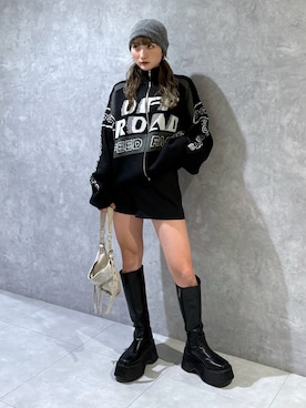 犬童南実さん（レディース・158cm）の秋コーディネート