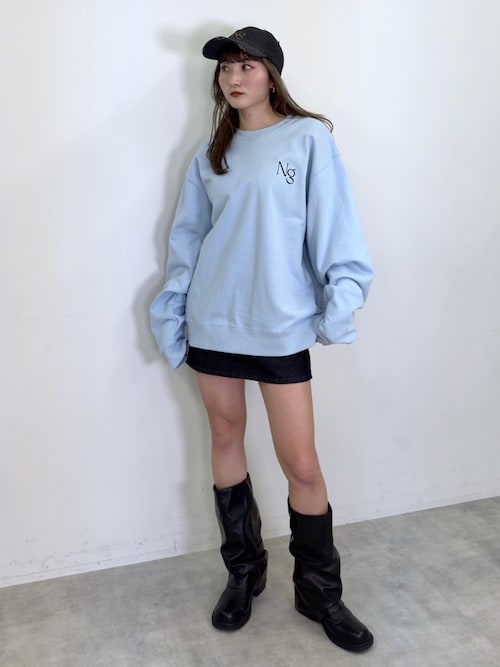 SLY トレーナー スウェット Ngm.S LOGO SW TOPS ナゴミ スライ