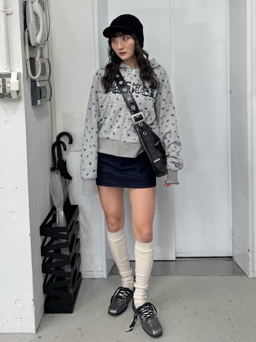 【2026SS新作】FLOWER CUT HOODIE フラワー カット フーディ 冬服 春服