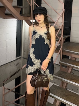 犬童南実さん(レディース・158cm)の夏コーディネート