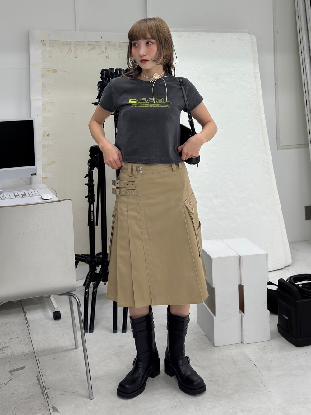 Dickies(R) L/W PLEATS SK ディッキーズ ローウエスト プリーツ