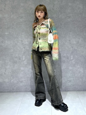 犬童南実さん（レディース・158cm）の秋コーディネート