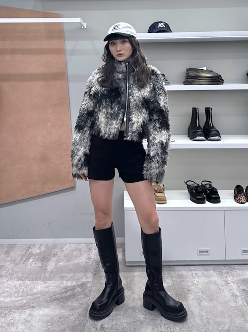 SLY CURLED BOA BZ カールド ボア ブルゾン 秋服 冬服 公式】SLYのボア|