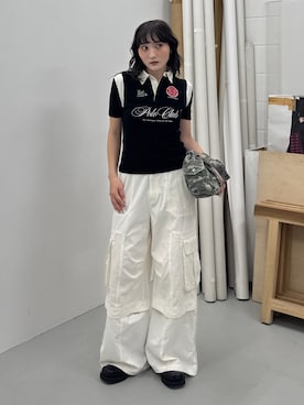 犬童南実さん(レディース・158cm)の夏コーディネート