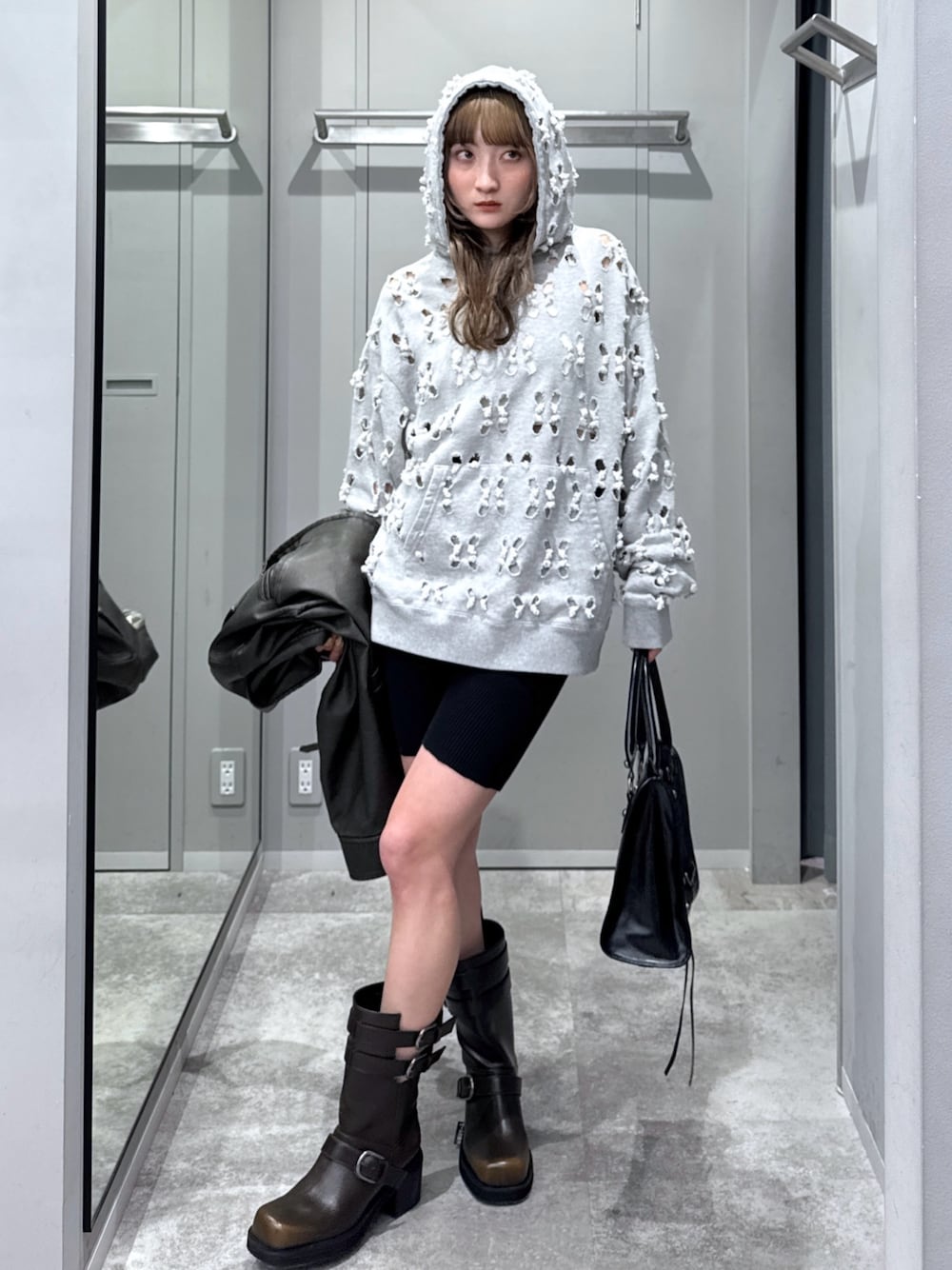 SLY（スライ）の「NOTCH SW HOODIE ノッチ スウェット フーディ 