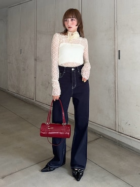 犬童南実さん(レディース・158cm)の秋コーディネート