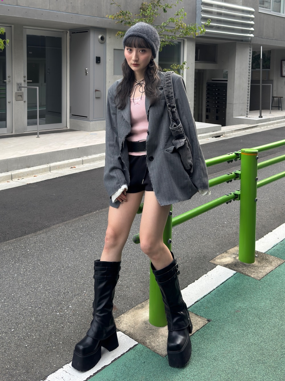 SLY（スライ）の「WAIST SHAPE CUT OUT JK ウエストシェイプ