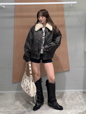 犬童南実さん（レディース・158cm）の夏コーディネート