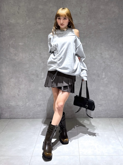 sly ランダムヘム プリーツ ショートスカート SLY スカート RANDOM HEM PLEATS S/SK ランダムヘム プリーツ