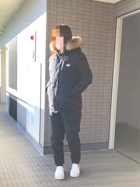 「#今日のコーデ」｜「アイテム（スリッポン）」を使った、yumittさん（レディース・165cm）の冬コーディネート
