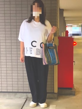 「MARNI（マルニ）のアイテム」を使った、yumittさん（レディース・165cm）の夏コーディネート