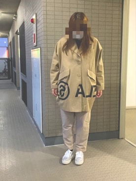 「MM6 Maison Margiela（ｴﾑｴﾑｼｯｸｽ ﾒｿﾞﾝ ﾏﾙｼﾞｪﾗ）のアイテム（ジャケット/アウター）」を使った、yumittさん（レディース・165cm）の冬コーディネート