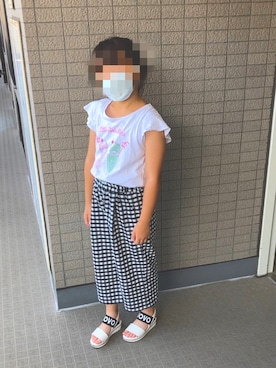 「INUOVO（イヌーボ）のアイテム」を使った、yumittさん（キッズ・128cm）の夏コーディネート