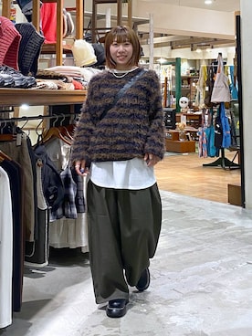 「アイテム（ドレスシューズ）」を使った、いくみさん（レディース・155cm・20代）の秋コーディネート