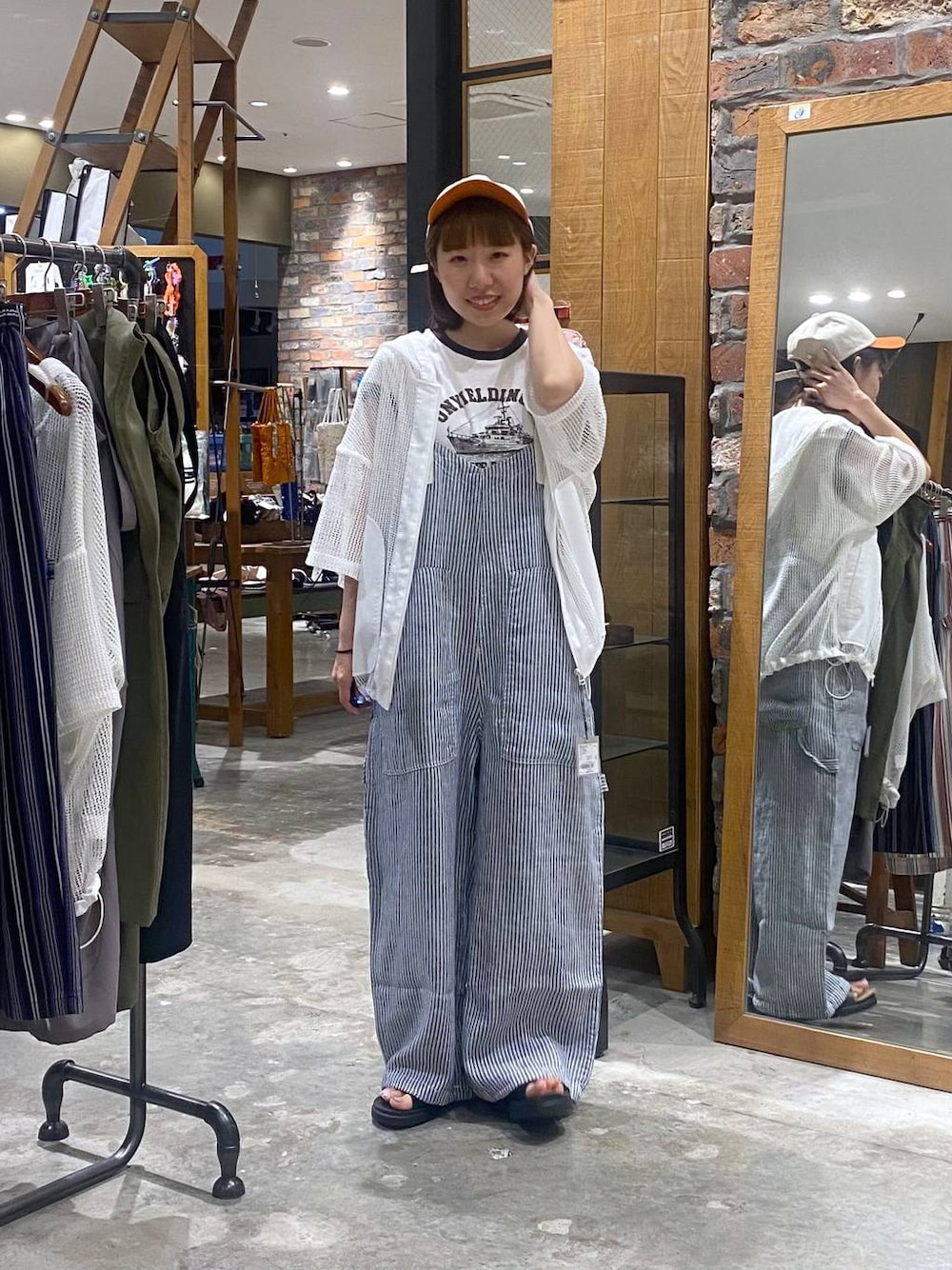 MODE NORM CORE】メッシュルーズパーカーを使った人気ファッション