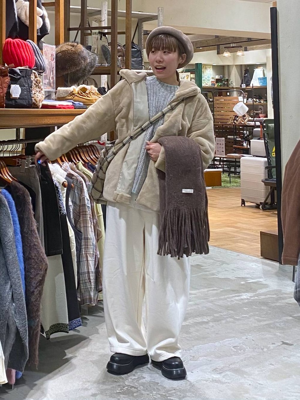 MODE NORM CORE] ベルベットファーフードブルゾンを使った人気