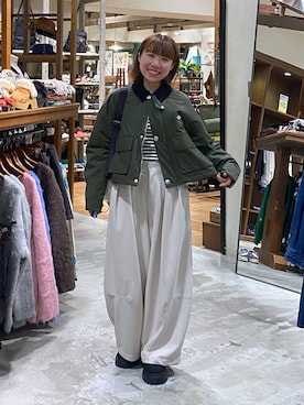 「アイテム（バックパック/リュック）」を使った、いくみさん（レディース・155cm・20代）の秋コーディネート