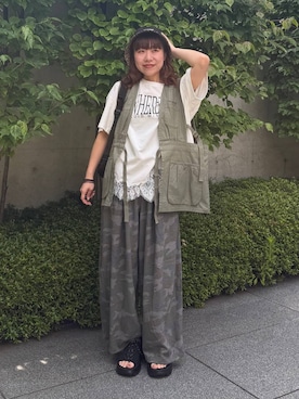 いくみさん（レディース・155cm）の夏コーディネート