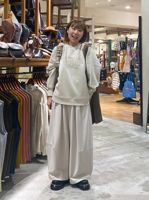 【ハルジンペットボトル】AURAREE　スウェット オーバーサイズループバックスウェットシャツ（Light Grey