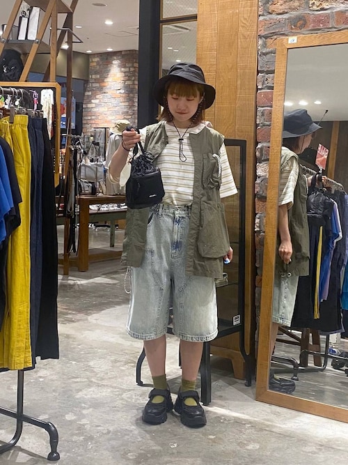 NKJ 2025AW】DOUBLE KNEE HARF PANTS（デニムパンツ）｜niko and