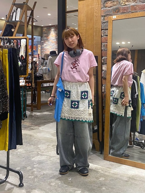 ニコアンド メイクスタッフerinkoこなれポンチョブラウスカーキ新品 osharewalker ニット レディース トップス 長袖 クルーネック
