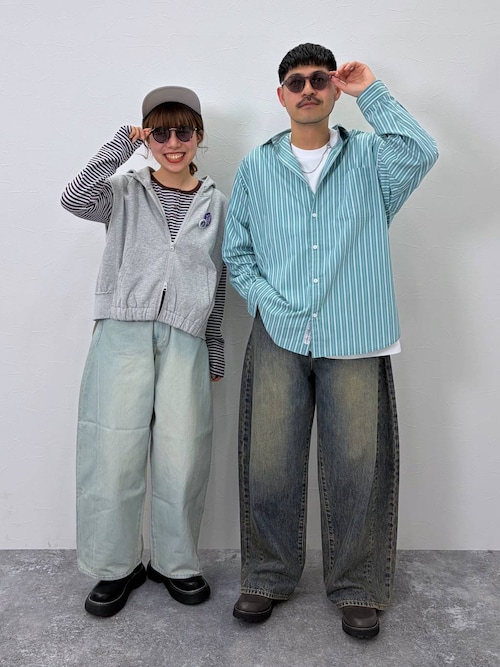 12.5oz エクストラワイドデニム EXTRA WIDE DENIM [niko and JEANS