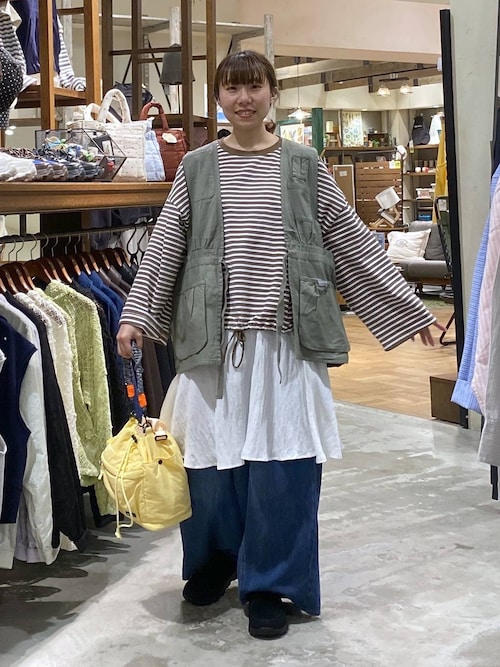 バテンレースフレアキャミワンピース（ワンピース）｜niko and