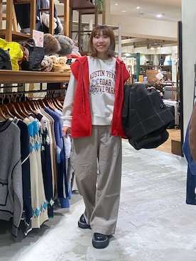 「niko and ...」｜「アイテム（ブルゾン）」を使った、いくみさん（レディース・155cm）の冬コーディネート