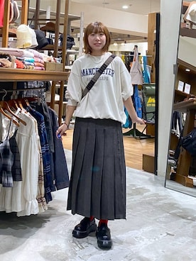 「アイテム（ドレスシューズ）」を使った、いくみさん（レディース・155cm・20代）の秋コーディネート