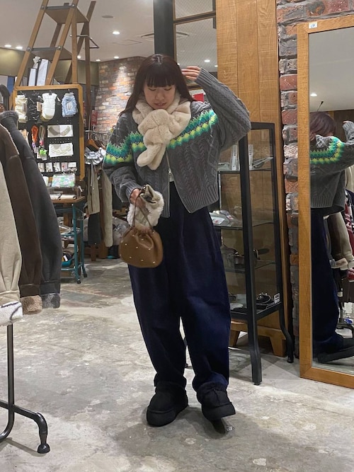 セール】ネオンノルディックZIPカーディガン（カーディガン/ボレロ