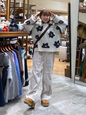 「アイテム（ハンチング/ベレー帽）」を使った、いくみさん（レディース・155cm・20代）の秋コーディネート