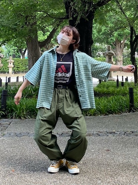 「古着女子」｜「アイテム（その他）」を使った、いくみさん（レディース・155cm）の秋コーディネート