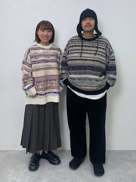 「アイテム（スカート）」を使った、いくみさん（メンズ・155cm）の秋コーディネート