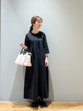 「ビジネス」｜「アイテム（ワンピース/ドレス）」を使った、藤田（fujita）さん（レディース・157cm）の夏コーディネート