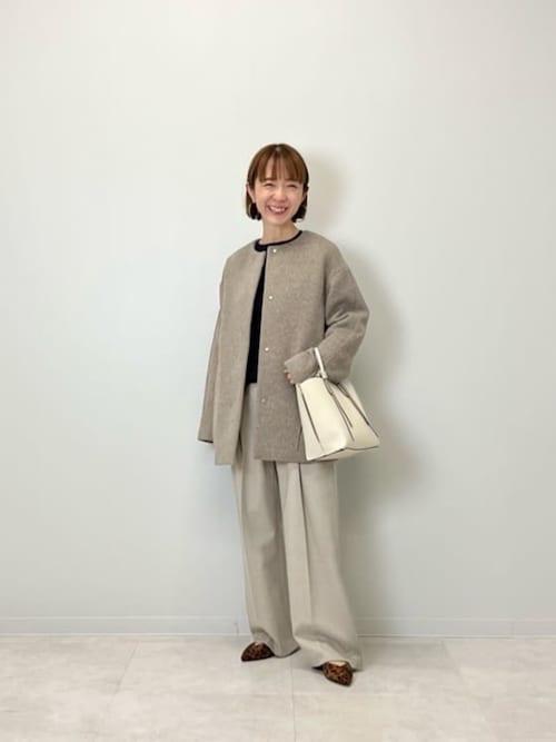 セール】［size SHORTあり］アンゴラビーバー ノーカラー ミドル