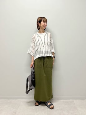 藤田(fujita)さん(レディース・157cm)の夏コーディネート