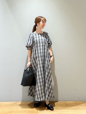 「ビジネス」｜「アイテム（アクセサリー）」を使った、藤田（fujita）さん（レディース・157cm）の夏コーディネート