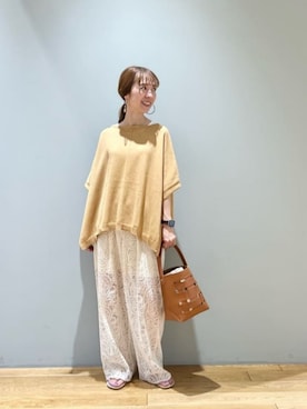 「IPANEMA（イパネマ）のアイテム」を使った、藤田（fujita）さん（レディース・157cm）の夏コーディネート