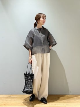 藤田（fujita）さん（レディース・157cm）の夏コーディネート