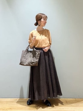 藤田（fujita）さん（レディース・157cm）の夏コーディネート