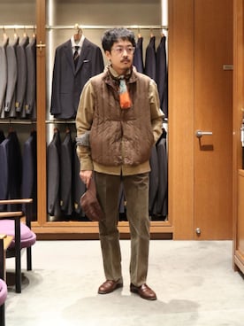 HORIKAWA HARUKIさん（メンズ・174cm）の冬コーディネート