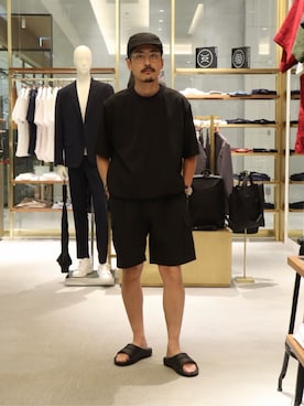 「KIJIMA TAKAYUKI（キジマ　タカユキ）のアイテム」を使った、HORIKAWA HARUKIさん（メンズ・174cm）の夏コーディネート