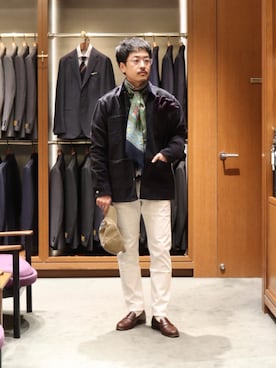 HORIKAWA HARUKIさん（メンズ・174cm）の冬コーディネート