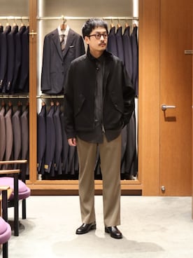 HORIKAWA HARUKIさん（メンズ・174cm）の冬コーディネート